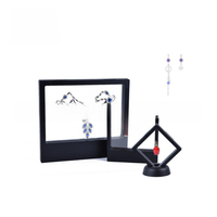 Estuche de exhibición cuadrado negro mate para pendientes y pulseras, con película de PE transparente, antioxido, a prueba de polvo, con logotipo personalizado