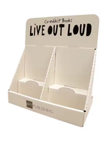 Boîte de présentation personnalisée en carton ondulé auto-érectible avec laminage mat, revêtement UV, recyclable, gaufrage et dorure à chaud pour magasin d'alimentation