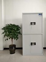 Armoire en acier ignifuge haute sécurité avec serrure à code, conception modulaire pour usage extérieur et scolaire, solution de stockage commerciale durable