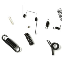 Ressort de torsion, de compression et d'extension sur mesure en acier inoxydable, zingué, oxyde noir, fabricant OEM