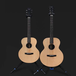 Enya EB-X1 Pro/EQ لوحة غيتار مفردة 34 بوصة فئة أ من خشب الماهوجني الكونغو مخصص مزدوج مع التقاط صوتي غيتار صوتي - Product Image 5