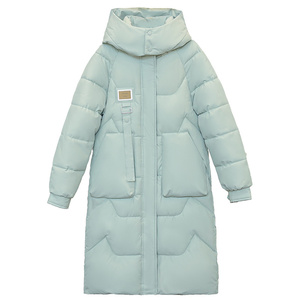 Nueva Chaqueta de Plumón de Moda para <span class=keywords><strong>Mujer</strong></span>, <span class=keywords><strong>Abrigo</strong></span> Largo de Invierno para <span class=keywords><strong>Mujer</strong></span> - Product Image 1