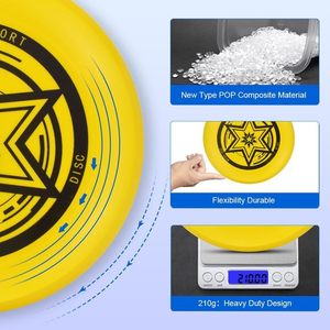 Logotipo personalizado de fábrica Disco volador de entrenamiento de plástico Patrones impresos personalizados Verano Playa Deportes Juegos de camping al aire libre - Product Image 2