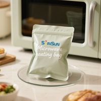 Sachet d'emballage alimentaire de sauce en plastique personnalisé haute température cornue avec feuille d'aluminium allant au micro-ondes pour la cuisson du lait