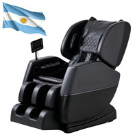 Fauteuil de massage Shiatsu inclinable avec chaleur, rouleaux pour les pieds, fauteuil de massage électrique complet pour la maison, le bureau et la relaxation