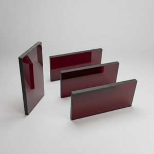 Importation Allemagne – Disque de verre optique rouge <span class=keywords><strong>Shott</strong></span> 665nm à 95 % de transmittance élevée, qualité instrumentale RG665 pour objectif d'appareil photo - Product Image 1