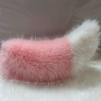 Queue de renard électrique télécommandée sonore et qui bouge, en peluche douce et fourrée, petite, pour décoration extérieure de voiture