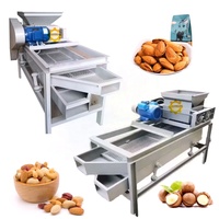 Macadamia Noten Beschieten Verwerkingsapparatuur Palm Kernel Sheller Ontdoppen Scheidingslijn Amandel Hazelnoten Noot Cracker Machine
