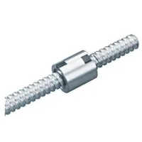 Vis à billes en acier de précision pour machines de contrôle automatique Vis à billes latérale à extrémité silencieuse anti-poussière standard ISO pour l'usinage