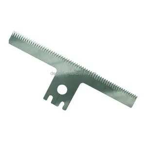Precision Ground Long Flat Straight Serrated Sealing Jaws Blade For Snack Food Bag