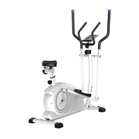 Bicicleta estática magnética unisex para el hogar con control de resistencia silencioso y método manual horizontal de fitness físico