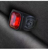 Nouvelle bague de mariage tendance pour homme en alliage or rouge rubis style punk pour la vente en gros
