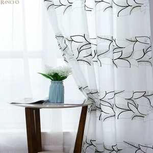 Rideaux modernes grande taille pour hôtels, broderie, turcs - Product Image 3