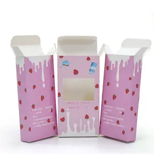 Lucidalabbra cosmetico all'ingrosso scatole rosa ecologiche imballaggio cosmetico bottiglie e barattoli vuoti quadrati