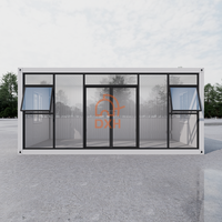Casa Container Prefabbricata Monolocale in Acciaio, Prodotta in Fabbrica Cinese
