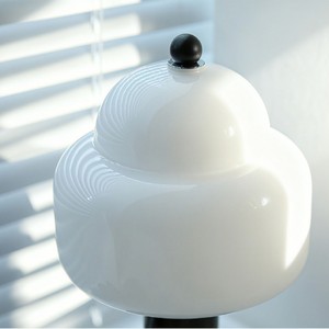 Cream Mushroom Table Lamp Touch Control Rechargeable LED Night Light Bedroom Desk Lamp Ambient Lighting 220V Battery Powered - Product Image 3