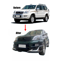 Pièces automobiles pour Toyota Prado FJ120 Conversion Facelift Kit carrosserie 2003-2009 Mise à niveau vers les kits carrosserie de conversion Modellista Prado
