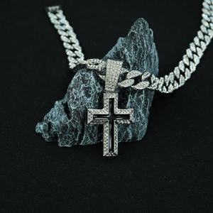 <span class=keywords><strong>Pendentif</strong></span> Breloque <span class=keywords><strong>Boule</strong></span> en Alliage Plaqué Or et Argent, Entièrement Sertie de <span class=keywords><strong>Strass</strong></span>, Style Hip Hop, avec Chaîne Cubaine Iced Out, Bijou de Fête - Vente Chaude - Product Image 4