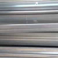 Support de montage solaire en tube carré galvanisé à la zinc cathodique et section de boîte préfabriquée pour serre 5000T en stock