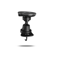 Support magnétique pour téléphone portable avec chargeur sans fil pour sortie d'air de voiture en ABS