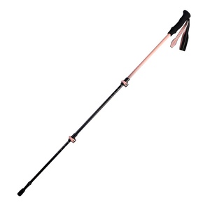 Bâton de marche télescopique avec longueur réglable et poignée antidérapante pour la randonnée et l'alpinisme en plein air - Product Image 1