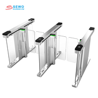SEWO RFID smart speed gate tourniquet biométrique empreinte digitale qr code scanner reconnaissance faciale contrôle d'accès