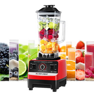 Brekende Heavy Duty Commerciële Mixer Smoothie Juicer Keukenmachine Zilveren Blender Crest 4500W Multifunctioneel High Speed Ijs - Product Image 1