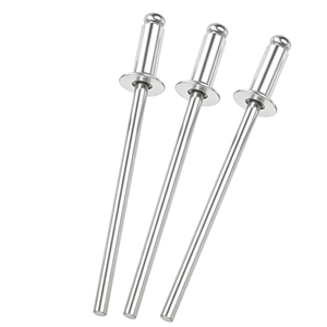 Rivets à œillets en aluminium et fer à tête fraisée de type ouvert M2-M6, 100 pièces, pour accessoires maritimes, prêts à la revente, ODM, directement de l'usine - Product Image 5
