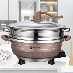 Olla Eléctrica Hoffmans de 8L, 1500W, 220V, Sartén Antiadherente, Multifuncional, para Cocinar Sopas - Product Image 1