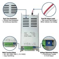 Filter Elektrostatik G Kayna AC 220V Industri Kipas Exhaust Dapur Output Tunggal Model DS DS-DY