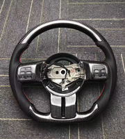 Volante de Fibra de Carbono con Levas para Jeep Wrangler JL SRT JK Grand Cherokee KL 2017 2011 2012 2013 2014 2015 2016
