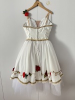 Tutu de ballet blanc Giselle sur mesure, style romantique, pour jeunes danseuses, tenue de performance pour femme