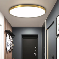 Plafonnier LED Moderne IP54 Tri-proof en Plastique 3CCT Étanche à Montage en Saillie pour Balcon/Cuisine/Corridor, Anti-poussière pour Salle de Bain