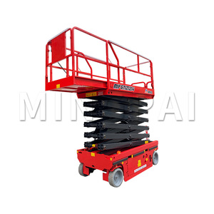 รถยกแบบกรรไกรขับเคลื่อนด้วยตัวเอง รุ่น MP GTZZ1214 แพลตฟอร์มทำงานบนที่สูงสำหรับการจัดการคลังสินค้า ควบคุมด้วยรีโมทคอนโทรล โครงสร้างโลหะ - Product Image 1