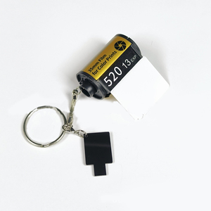 Breloque personnalisée en forme de bobine de pellicule <span class=keywords><strong>photo</strong></span>, pendentif <span class=keywords><strong>photo</strong></span> vierge en PET pour sublimation - Product Image 6