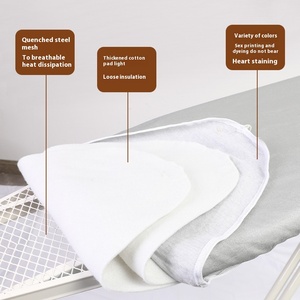 Cao cấp chuyên nghiệp lớn có thể gập lại bàn ủi cho nhà sử dụng thẳng đứng ủi Pad lưới kim loại bao gồm bàn ủi Bìa - Product Image 5