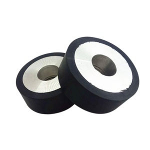 Wholesale industrial load-bearing rollers solid rubber wheels rubber-coated Rubber Wheel