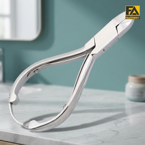 OEM Stainless Steel <b>Nail</b> Clipper Flat Straight Blade Sharp Tip Durable Finger <b>Nail</b> <b>Tool</b> Simple Design Adult Use - Product Image 2
