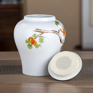 MSH, juegos de tarros de jengibre de cerámica de alta calidad, tarro de flores colorido de <span class=keywords><strong>suelo</strong></span> grande, jarrón de porcelana Retro, decoración del hogar - Product Image 4