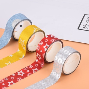 ชุดเทปวาชิ 50 ม้วน กว้าง 15 มม. เทปสีรุ้ง ดีไซน์สวยงาม เทปตกแต่งสำหรับอุปกรณ์งานประดิษฐ์ - Product Image 3