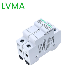 Base de <span class=keywords><strong>Fusible</strong></span> Cilíndrica de Cerámica LVMA 10*38, 32A, Portafusibles de Cobre y Plástico, DC1000V, para Sistemas de Energía Solar, Certificación CE TUV - Product Image 2