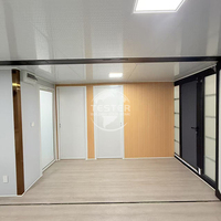 Maison préfabriquée en acier extensible de 20 pieds ou 40 pieds, personnalisable, avec 3 chambres, option de bureau, pour grand-mère, tablette