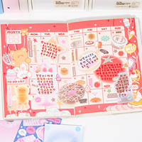 20 autocollants par paquet, série Soft Shimmer, notes autocollantes rétro inspirées du style DIY pour la décoration et les collages de journalisation