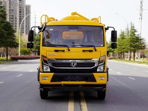 Vacuum Sewage Suction Truck Diesel EURO 5 Emission 4m Tank Capacity Wastewater Suction Compression Truck Manufacturer for Sale - Product Image 2