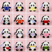 Porte-clés en peluche panda mignon multi-styles avec particules aromatiques pour pendentif de sac, décoration de sac à dos, collection, cadeau - Vente chaude