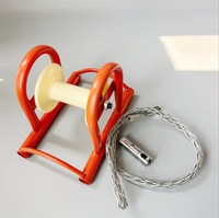 Rouleaux de pose de câble d'angle de terre électrique pour tirer le câble