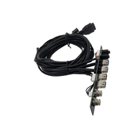 Câble d'extension USB monté sur le panneau avant 1 à 4 ports double USB 2.0 Double USB 3.0 Entrée audio Sortie Circuit imprimé