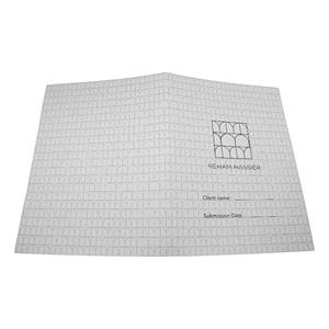 แฟ้มเอกสารสำนักงานแบบกระดาษสั่งทำ สไตล์โมเดิร์นสีขาวเรียบหรู ขนาด A4/A5 พร้อมช่องใส่เอกสาร สำหรับผลงานออกแบบระดับผู้บริหาร (UV - Product Image 5