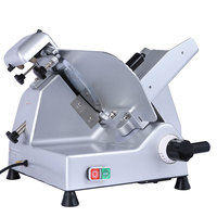 Nouvelle machine à découper la viande électrique semi-automatique 220V 10 pouces, entièrement métallique, pour usage commercial et domestique, pour couper le fromage, le bacon, les saucisses