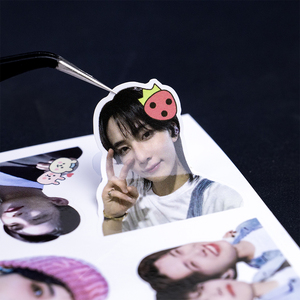 Estrela impermeável personalizada Adesivo Diy Promocional Die Cut Vinyl Impressão Adesivo personalizado Celebridade Adesivos Folhas - Product Image 5